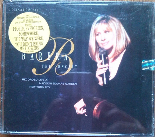 Cd Barbra Streisand - The Concert (2cds) - Original