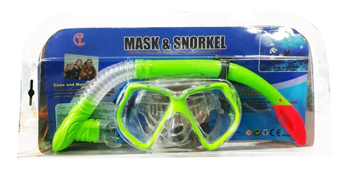 Set Careta En Vidrio Templado + Snorkel Ct 