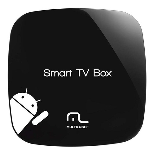  Multilaser Smart TV Box NB103 padrão Full HD 8GB preto com 1GB de memória RAM