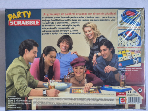 Juego De Mesa Party Scrabble Del 2004 Nuevo