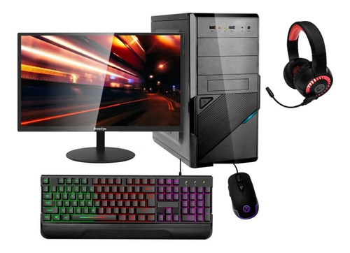 Imagem 1 de 3 de Computador Gamer Brazil Pc I5 650/8gb/ssd256gb/monitor 19