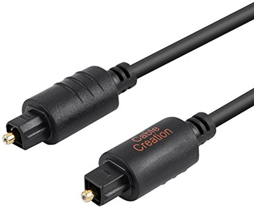 Cable De Audio Optico Digital (6 Pies), Cable Toslink De Fi