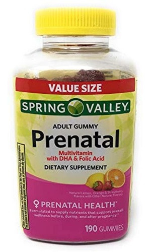 Spring Valley Adult Prenatal Health Multivitaminico Dha Y R