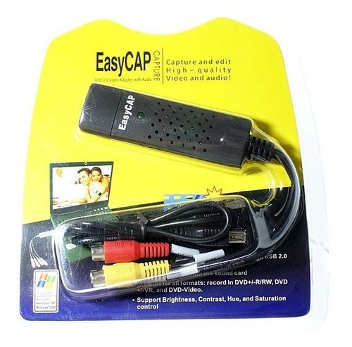 Easy Cap Placa De Captura De Vídeo Usb 2.0 Ps3 Xbox 360 Pc