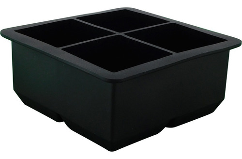 Molde De Silicona Para Cubos De Hielo 5cm - Cukin Color Negro