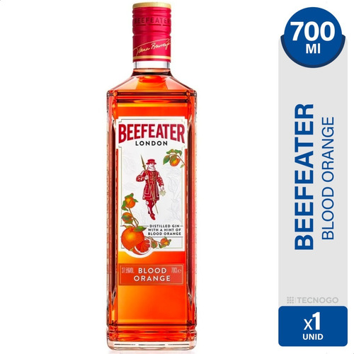 Gin Beefeater Blood Orange Gin Saborizado Coctel - 01mercado