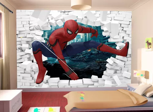 Adesivo para Porta 3D Homem Aranha 4