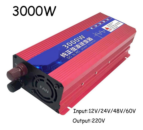 Inversor De Energia De Onda Senoidal Pura 220v 3000w