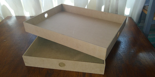 Bandejas 30x40x5 Fibrofácil 3 Mm X 5un Desayunos Oferta