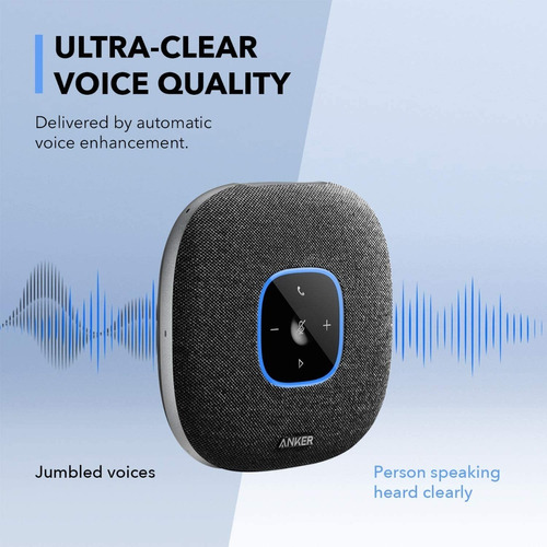 Microfono Bluetooth Plano 360 Grados Conferencia Anker S3