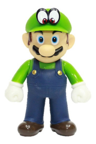 Figura Mario Bros Green Odyssey 13 Cms Pvc