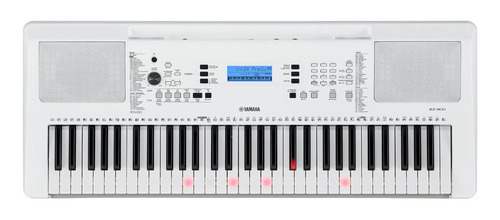 Teclado blanco Yamaha Ez-300 con teclas iluminadas Ez300