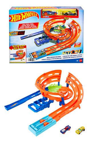 Circuito Giro Rápido Hot Wheels Action Toy Track Cor Multico