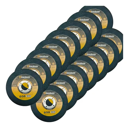 comprar Kit 100 Disco De Corte Fino P\u002F Metal E Inox 4.1\u002F2pol X 1mm