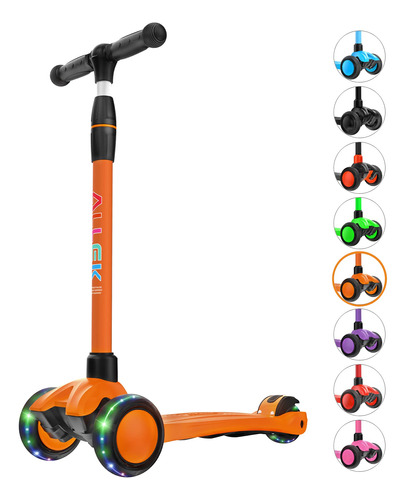 Allek - Kick Scooter B03. Monopatin De 3 Ruedas De Poliureta