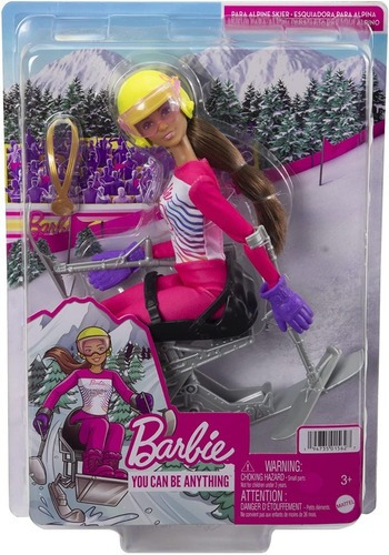 Barbie Paratleta De Esqui Alpino Articulada Artidix