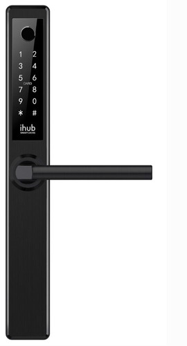 Cerradura Smart Ihub Shm-p40 Huella, Wifi, Angosta, Negra