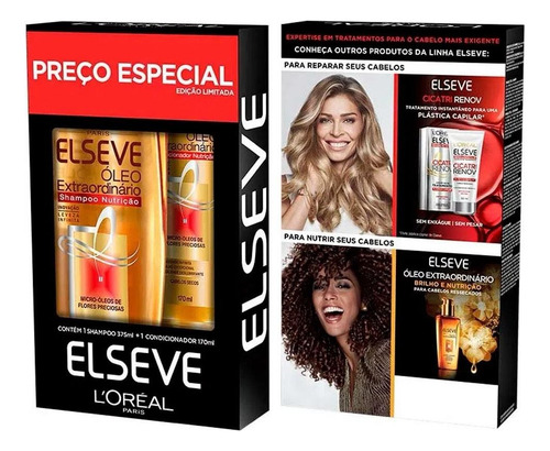 Kit C/ 6 Shampoo 375ml + Condicionador 170ml Oleo