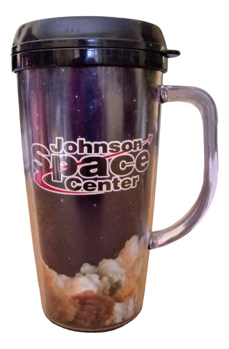 Vaso De Plástico Con Bebedor Johnson Space Center '90s