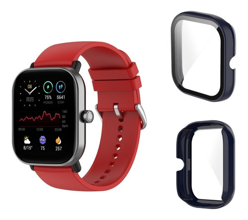 Pulsera De Repuesto Para Amazfit Gts 2 Mini + Funda Azul