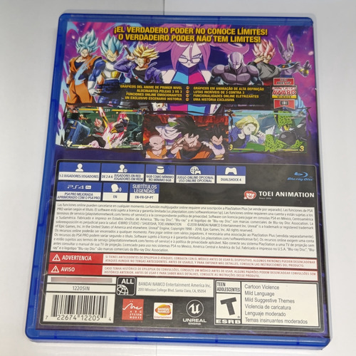 Dragon Ball Fighter Z Ps4 - Español (Reacondicionado)