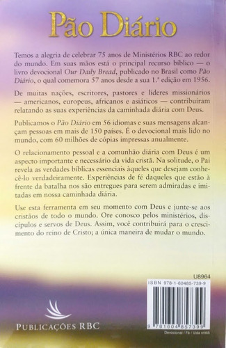 Imagem 3 de 3 de Livro Devocional Diário Pão Diário Volume 17
