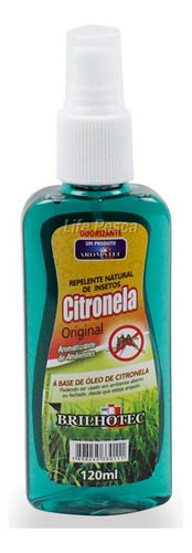 Repelente Spray À Base De Óleo Citronela Aromatec - 120ml