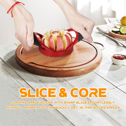 Cortador De Manzana, Mango Antideslizante, 12 Cm