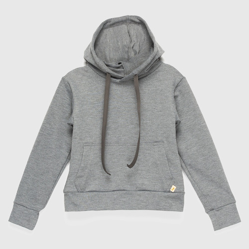 Polerón Gris Liso Coyote Kids