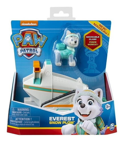 Patrulha Canina Brinquedo Everest Figura+ Veículo Sunny 1389