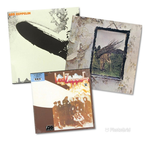 Vinilo Led Zeppelin Pack Promocional Nuevo Y Sellado