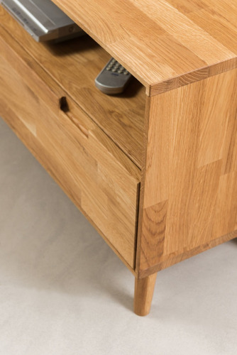 Imagen 7 de 9 de Mueble Tv 100% Madera Maciza De Roble Ref: Maciza01