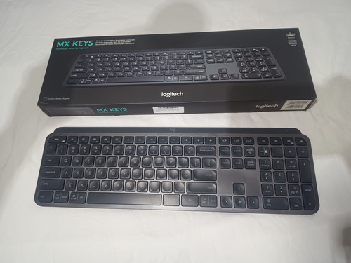 Teclado Logitech Mx Keys Master Series Iluminado Original Preto