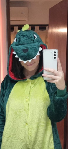 Pijama Kigurumi Dinosaurio Talle S Para Estatura 140/149