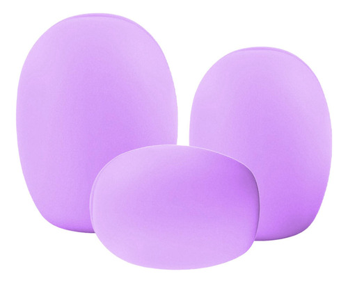 3 Piezas De Funda Protectora De Silicona Para Brochas De
