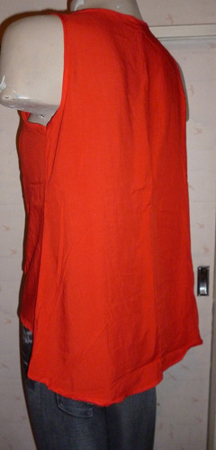 Musculosa Irregular Suelta Elástico Talles S/m L/xl Hermosa