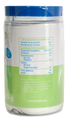 Imagen 2 de 3 de Sustituto De Sal 105 G - Tasty Dbs