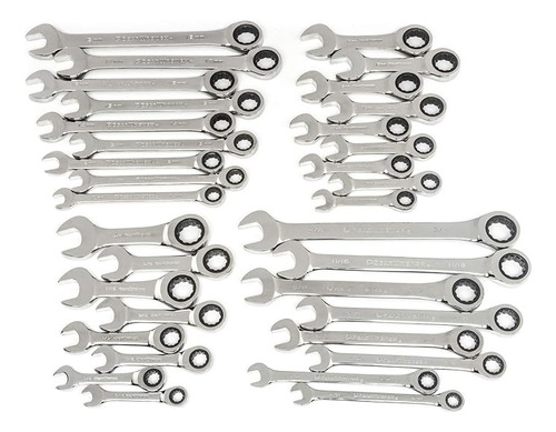 Gearwrench Juego De Llaves Con Trinquete De 34 Piezas 