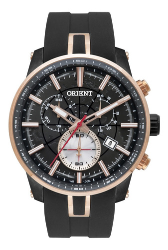 Relógio Orient Masculino Cronógrafo Mpspc016 P1px Preto Rosê