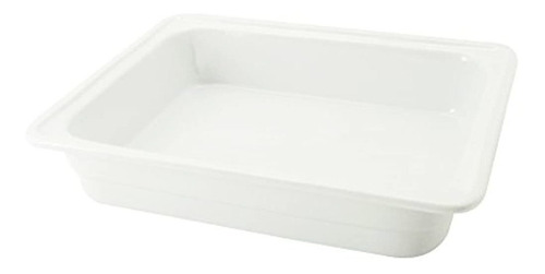 Cac China Bf102 Bandejas De Comida Blanco Brillante Porcelan