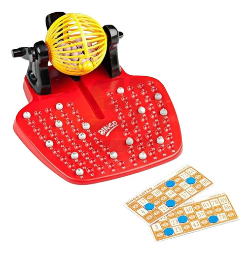 Juego De Mesa Tombola Bingo Lotería 90 Numero Y 48 Cartones