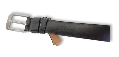 Imagen 3 de 6 de Cinto Cinturon Marron Oscuro De Hombre Cuero Vacuno 3medidas