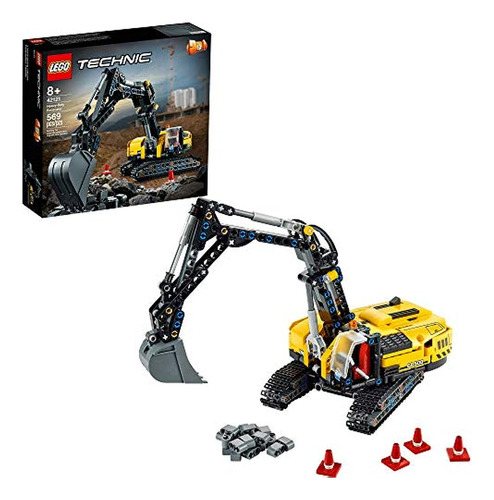 Excavadora De Servicio Pesado Lego Technic 42121 Kit De Cons