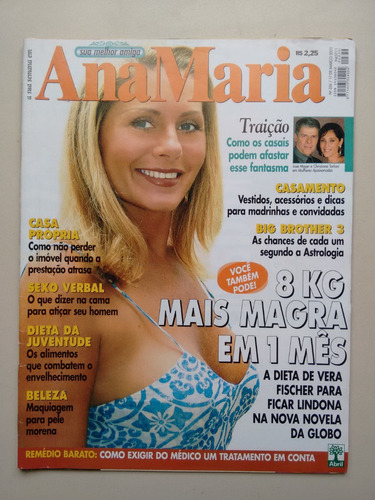 Revista Ana Maria 336 Regina Case Dietas Beleza Sexo B450