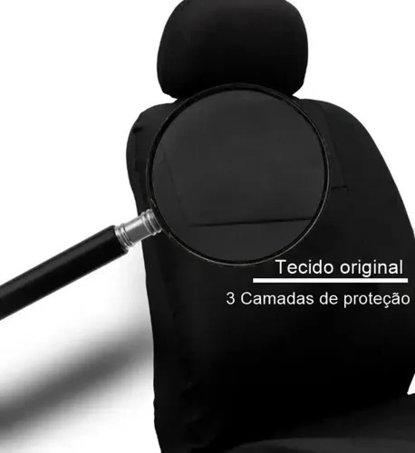 Jogo Capa Banco Estofado Tecido Grosso Hb20 Original