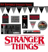 Comprar Kit Imprimible 3x1 Stranger Things Mini Candy Bar