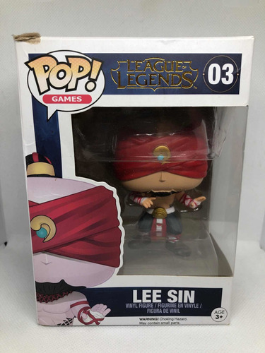 Funko Pop Lee Sin #03 League Of Legends (caja Con Detalles)