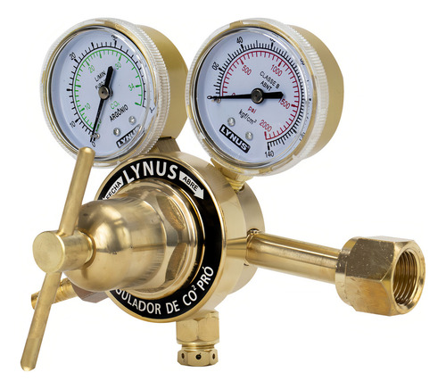 Manometro Pressão Co2 Solda Mig Arame Tubular Lynus Pro