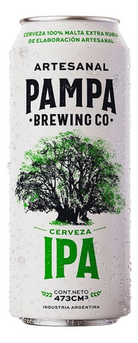 Cerveza Artesanal Pampa Ipa Lata 473ml