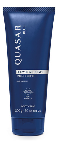 Shower Gel Cabelo E Corpo Quasar Blue 200g